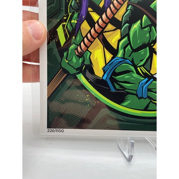 The BAM! Box Geek Teenage Mutant Ninja Turtles TMNT 226/1150  Art Print - Picture 2 of 2